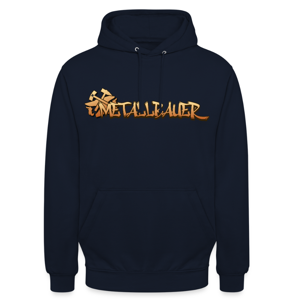 Unisex Hoodie "Metallbauer" Navy Unisex Hoodie {{ color }}