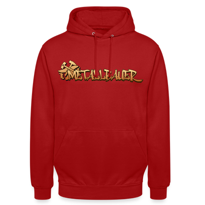Unisex Hoodie "Metallbauer" Rot Unisex Hoodie {{ color }}
