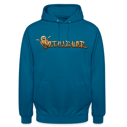 Unisex Hoodie"Metallbauer" Tiefseeblau Unisex Hoodie {{ color }}