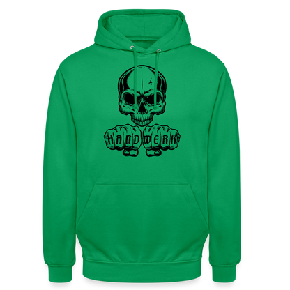 Unisex Hoodie "Skull-Handwerk" Kelly Green Unisex Hoodie {{ color }}