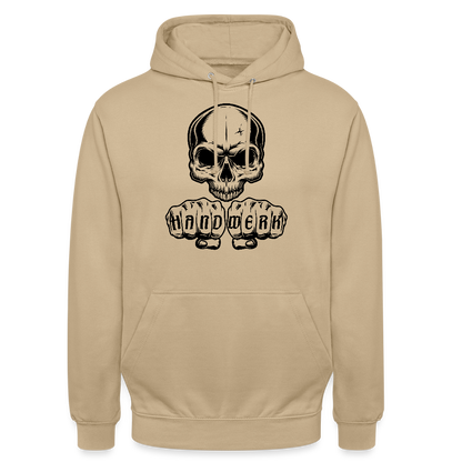 Unisex Hoodie "Skull-Handwerk" Beige Unisex Hoodie {{ color }}
