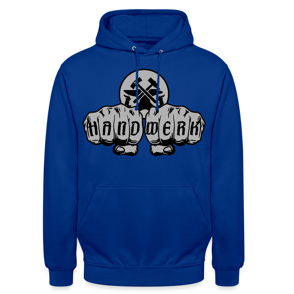 Unisex Hoodie "Metallbauer" Royalblau Unisex Hoodie {{ color }}