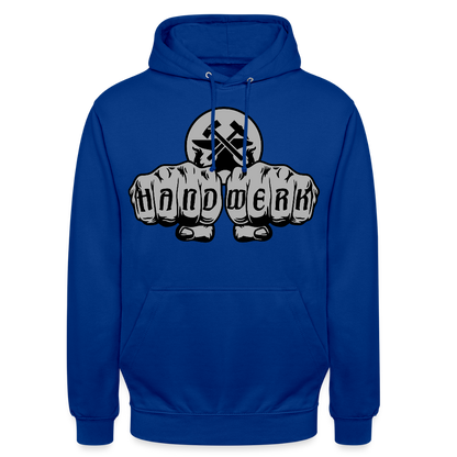 Unisex Hoodie "Metallbauer" Royalblau Unisex Hoodie {{ color }}