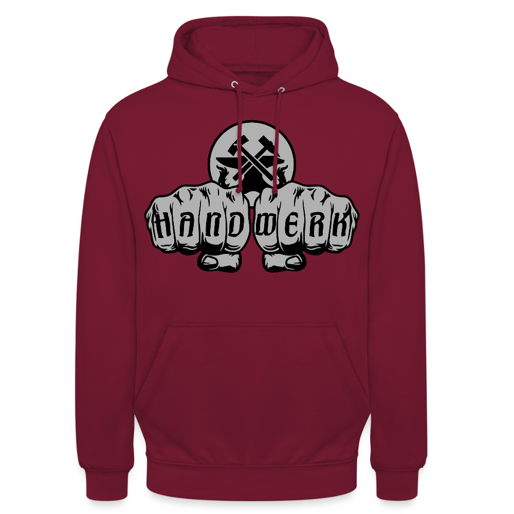 Unisex Hoodie "Metallbauer" Bordeaux Unisex Hoodie {{ color }}