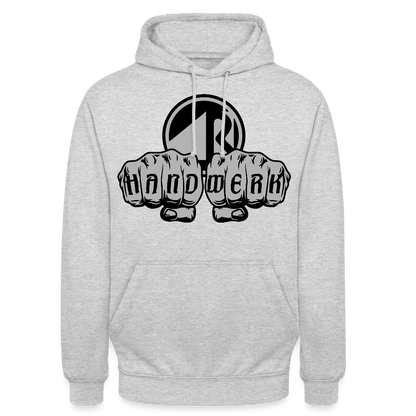 Unisex Hoodie "Raumausstatter" Hellgrau meliert Unisex Hoodie {{ color }}