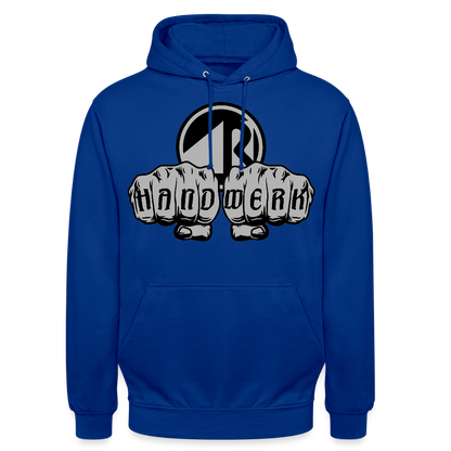 Unisex Hoodie "Raumausstatter" Royalblau Unisex Hoodie {{ color }}