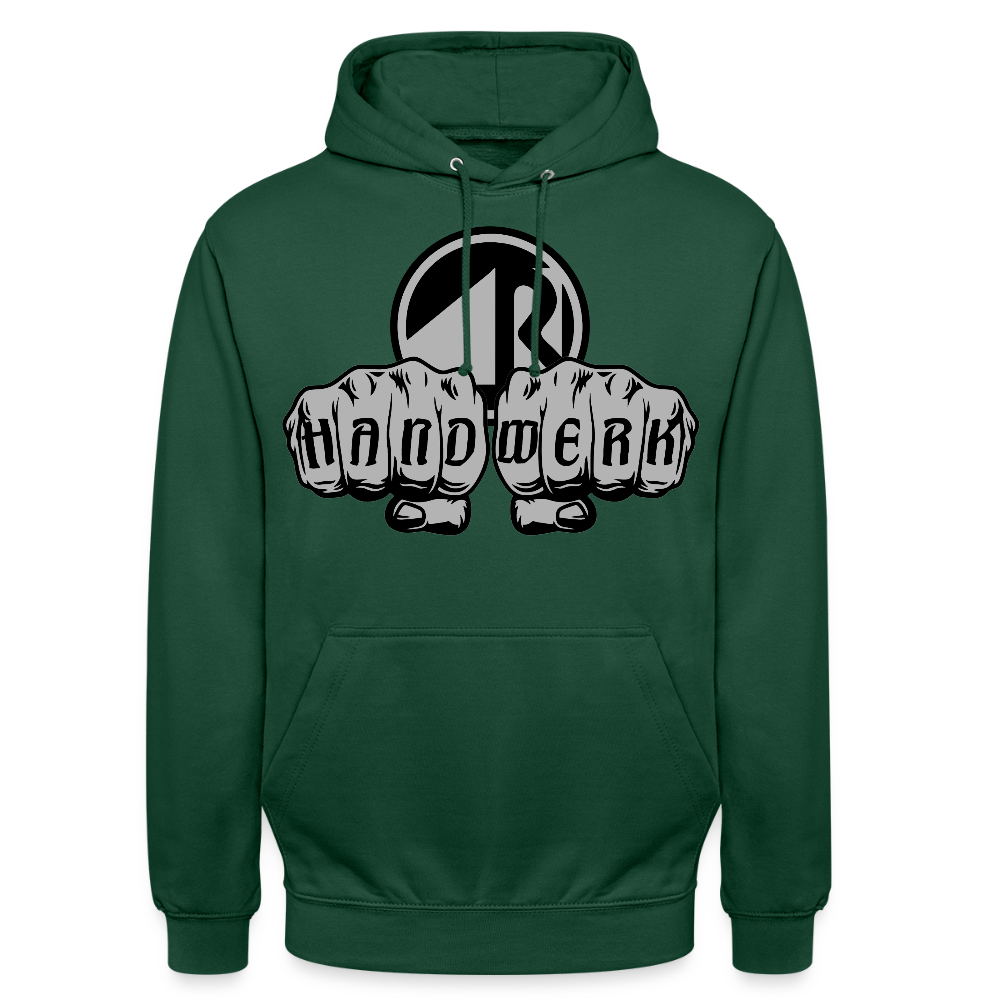 Unisex Hoodie "Raumausstatter" Flaschengrün Unisex Hoodie {{ color }}