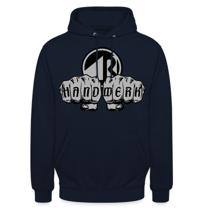 Unisex Hoodie "Raumausstatter" Navy Unisex Hoodie {{ color }}