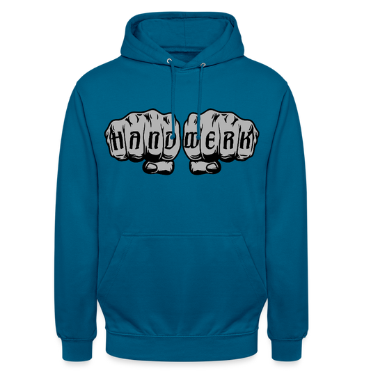 Unisex Hoodie "Handwerk" Tiefseeblau Unisex Hoodie {{ color }}
