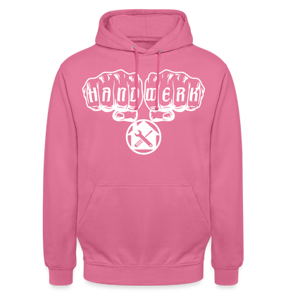 Unisex Hoodie "Hausmeister" Pink Unisex Hoodie {{ color }}