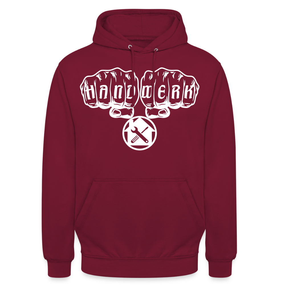Unisex Hoodie "Hausmeister" Bordeaux Unisex Hoodie {{ color }}