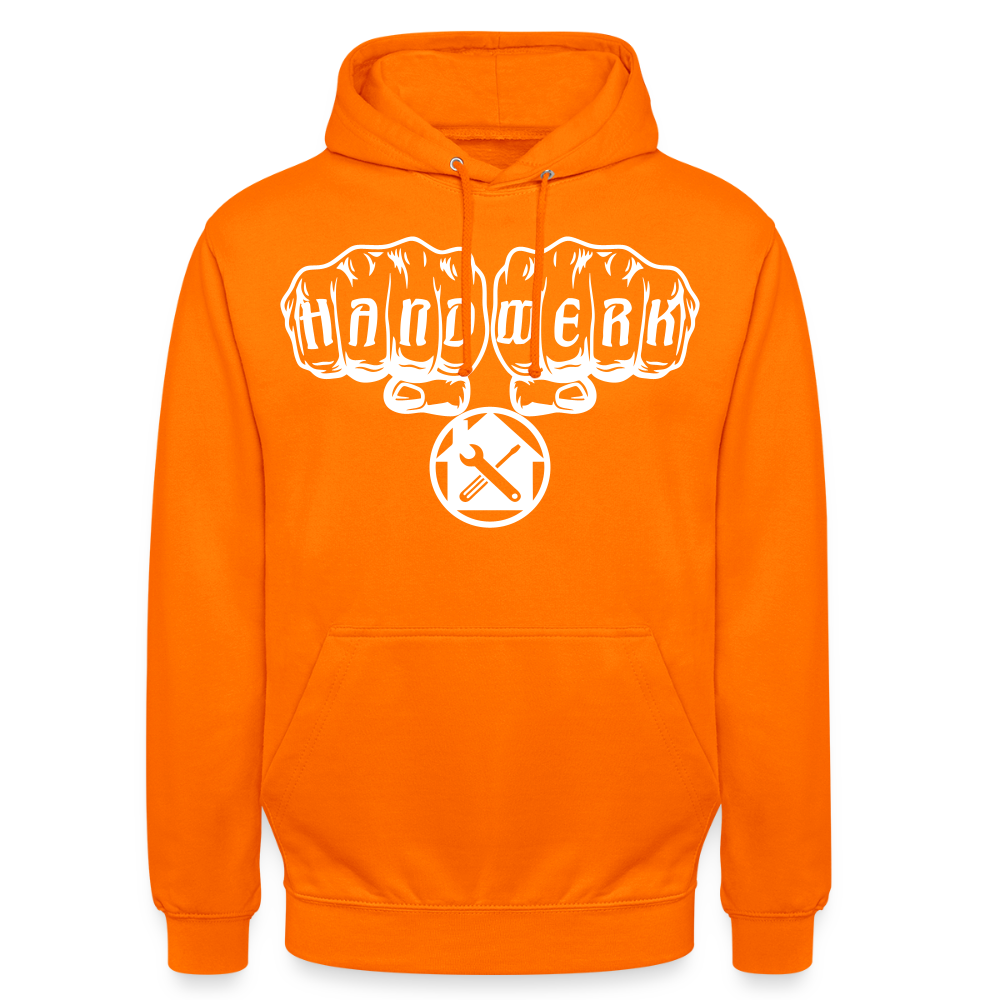 Unisex Hoodie "Hausmeister" Orange Unisex Hoodie {{ color }}
