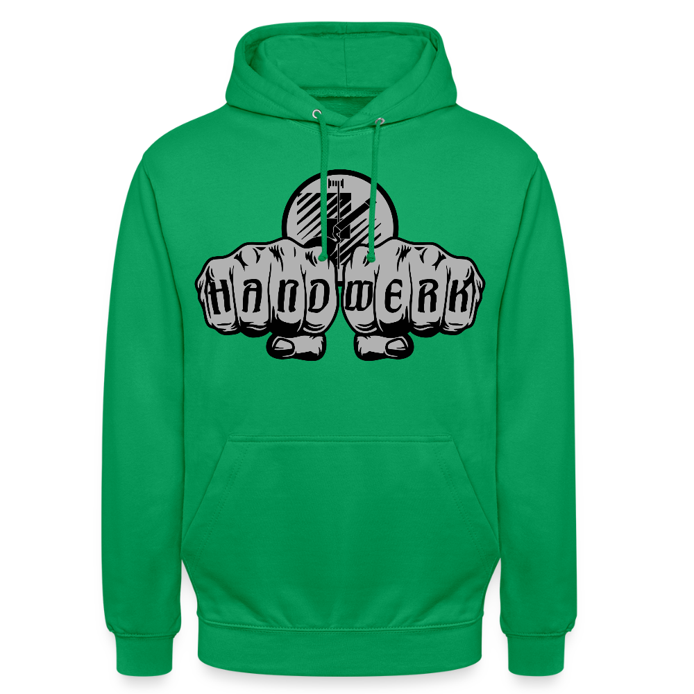 Unisex Hoodie "Fliesenleger" Kelly Green Unisex Hoodie {{ color }}