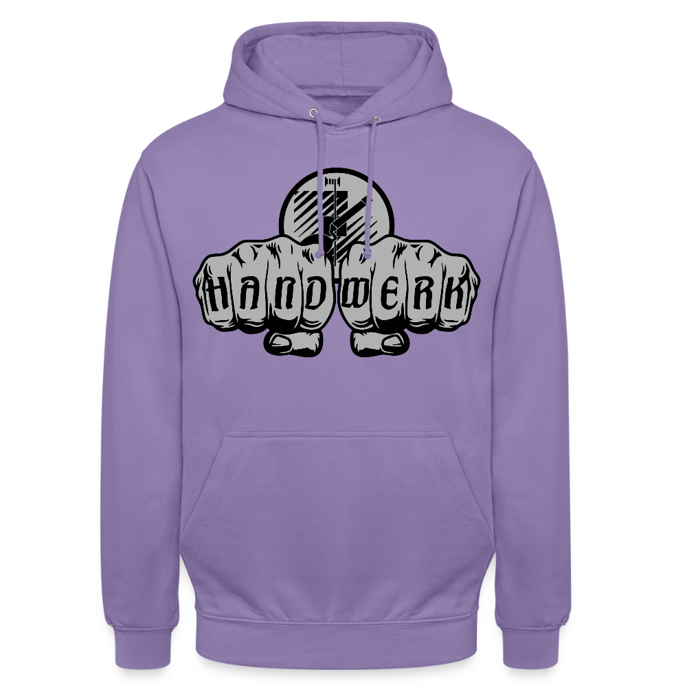 Unisex Hoodie "Fliesenleger" Lavendel Unisex Hoodie {{ color }}