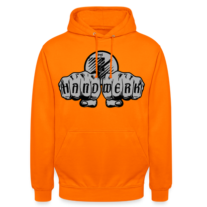 Unisex Hoodie "Fliesenleger" Orange Unisex Hoodie {{ color }}
