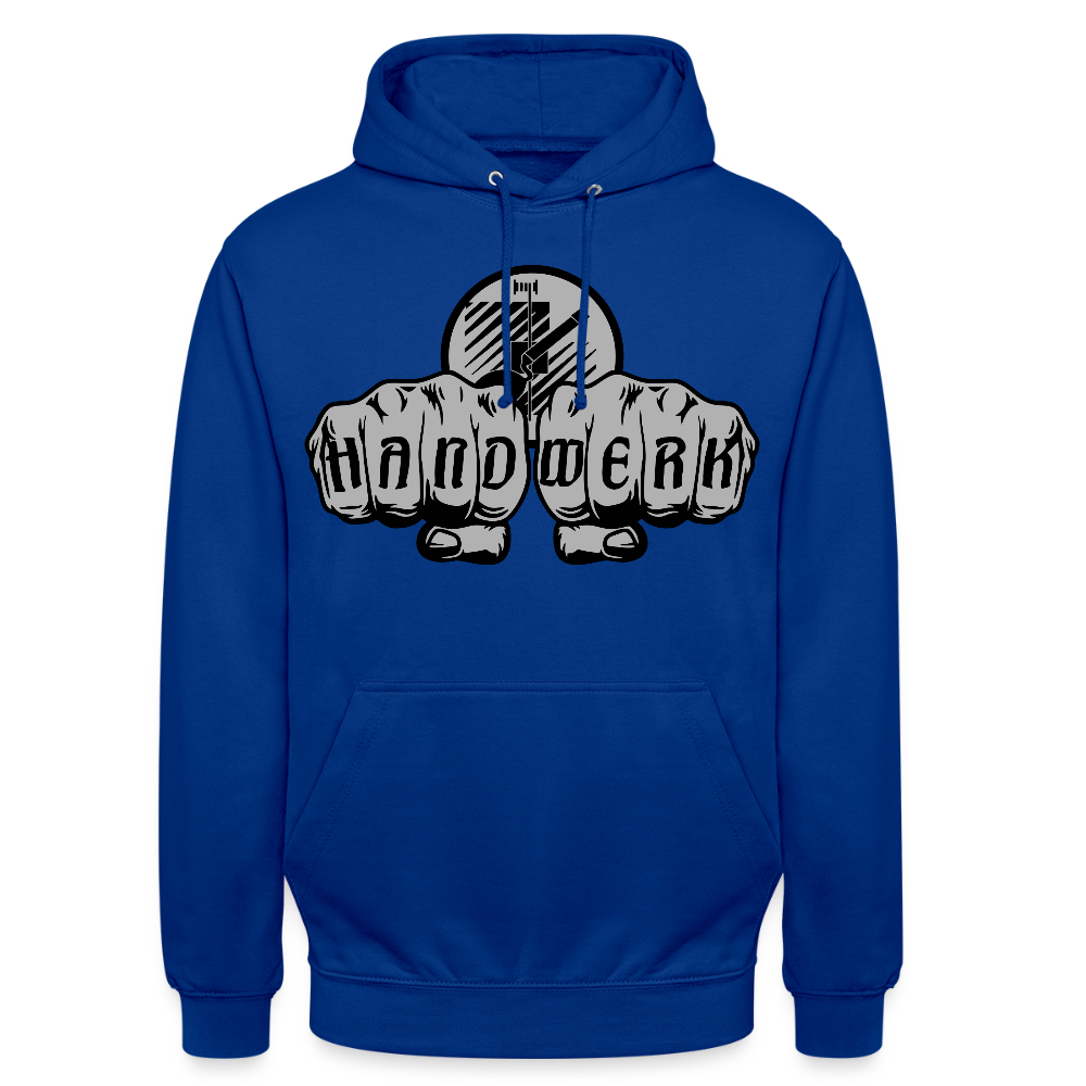 Unisex Hoodie "Fliesenleger" Royalblau Unisex Hoodie {{ color }}