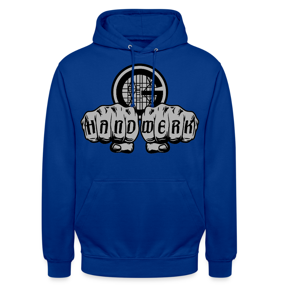 Unisex Hoodie "Gerüstbauer" Royalblau Unisex Hoodie {{ color }}