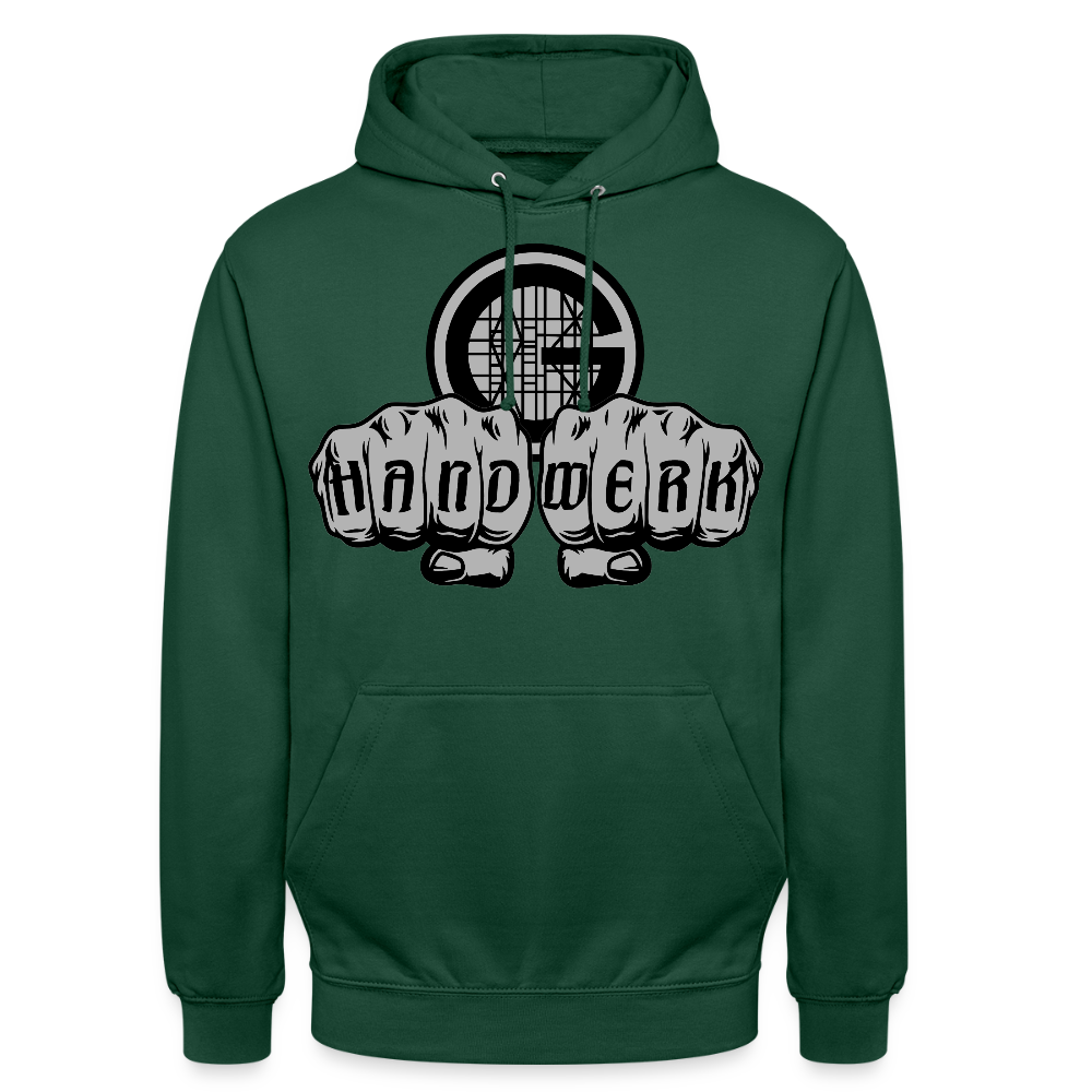 Unisex Hoodie "Gerüstbauer" Flaschengrün Unisex Hoodie {{ color }}