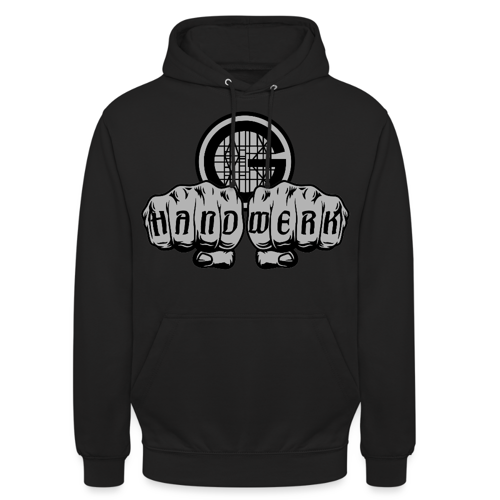 Unisex Hoodie "Gerüstbauer" Schwarz Unisex Hoodie {{ color }}