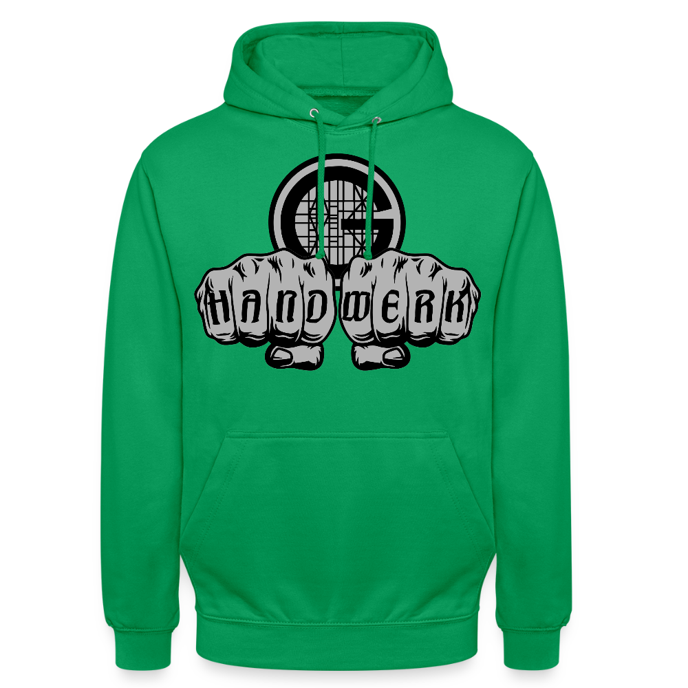 Unisex Hoodie "Gerüstbauer" Kelly Green Unisex Hoodie {{ color }}