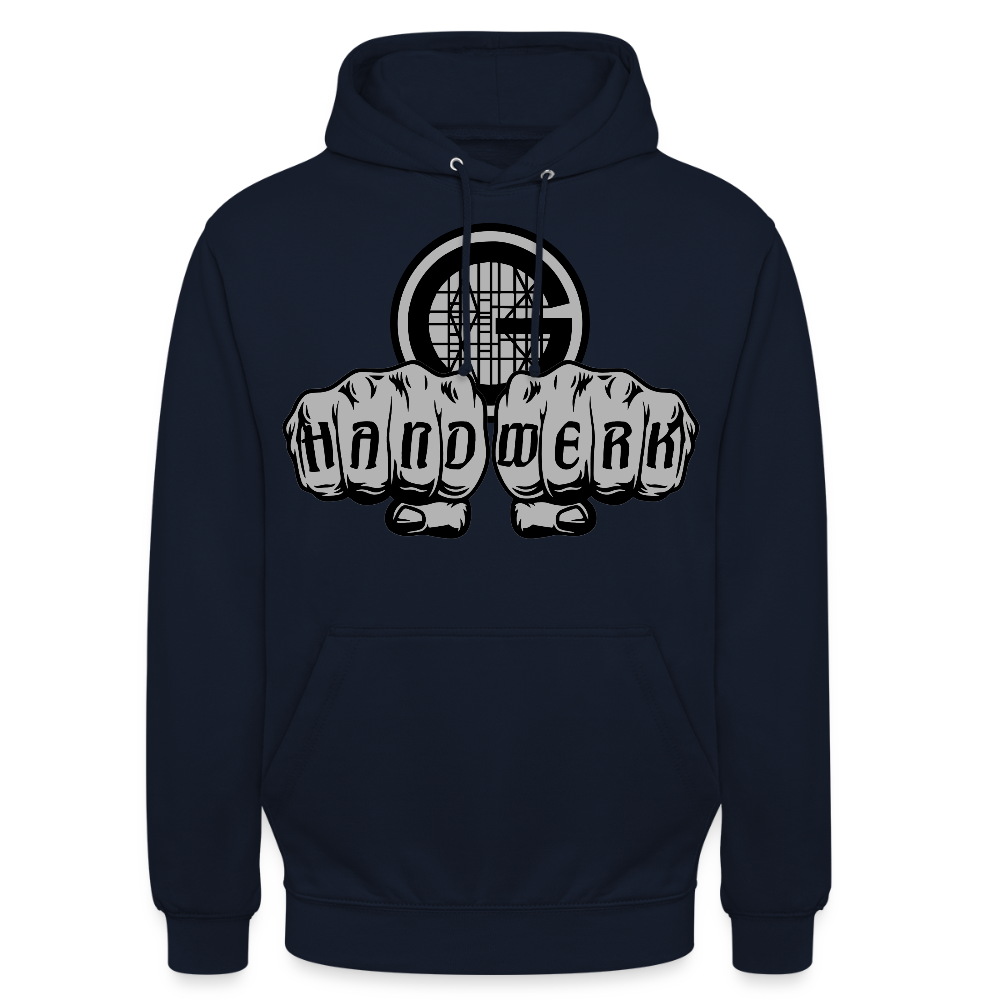 Unisex Hoodie "Gerüstbauer" Navy Unisex Hoodie {{ color }}