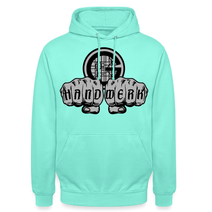 Unisex Hoodie "Gerüstbauer" Mint Unisex Hoodie {{ color }}