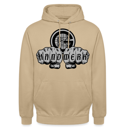 Unisex Hoodie "Gerüstbauer" Beige Unisex Hoodie {{ color }}