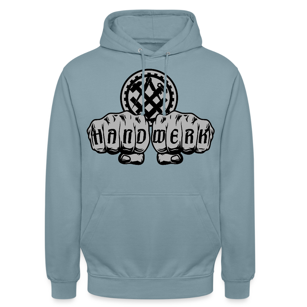 Unisex Hoodie "Mechaniker" Nebelblau Unisex Hoodie {{ color }}