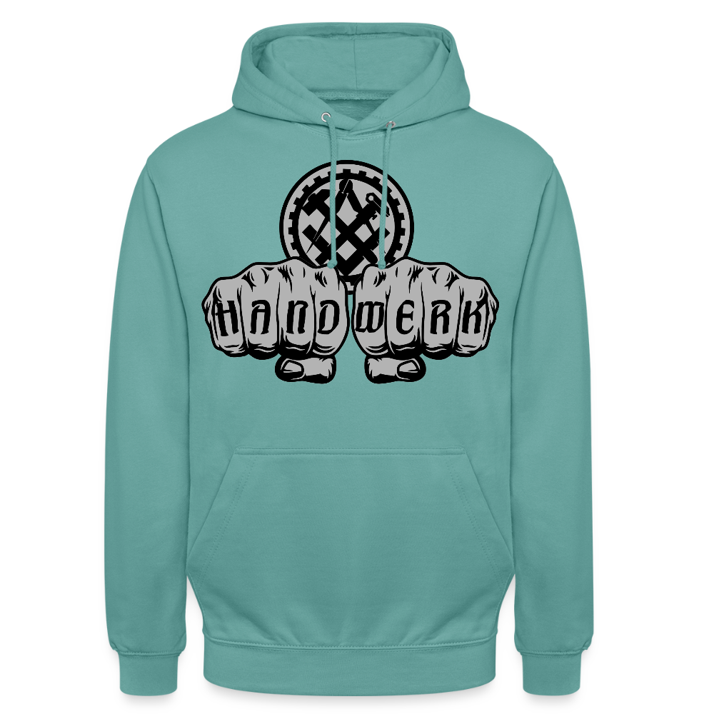 Unisex Hoodie "Mechaniker" Pastelltürkis Unisex Hoodie {{ color }}