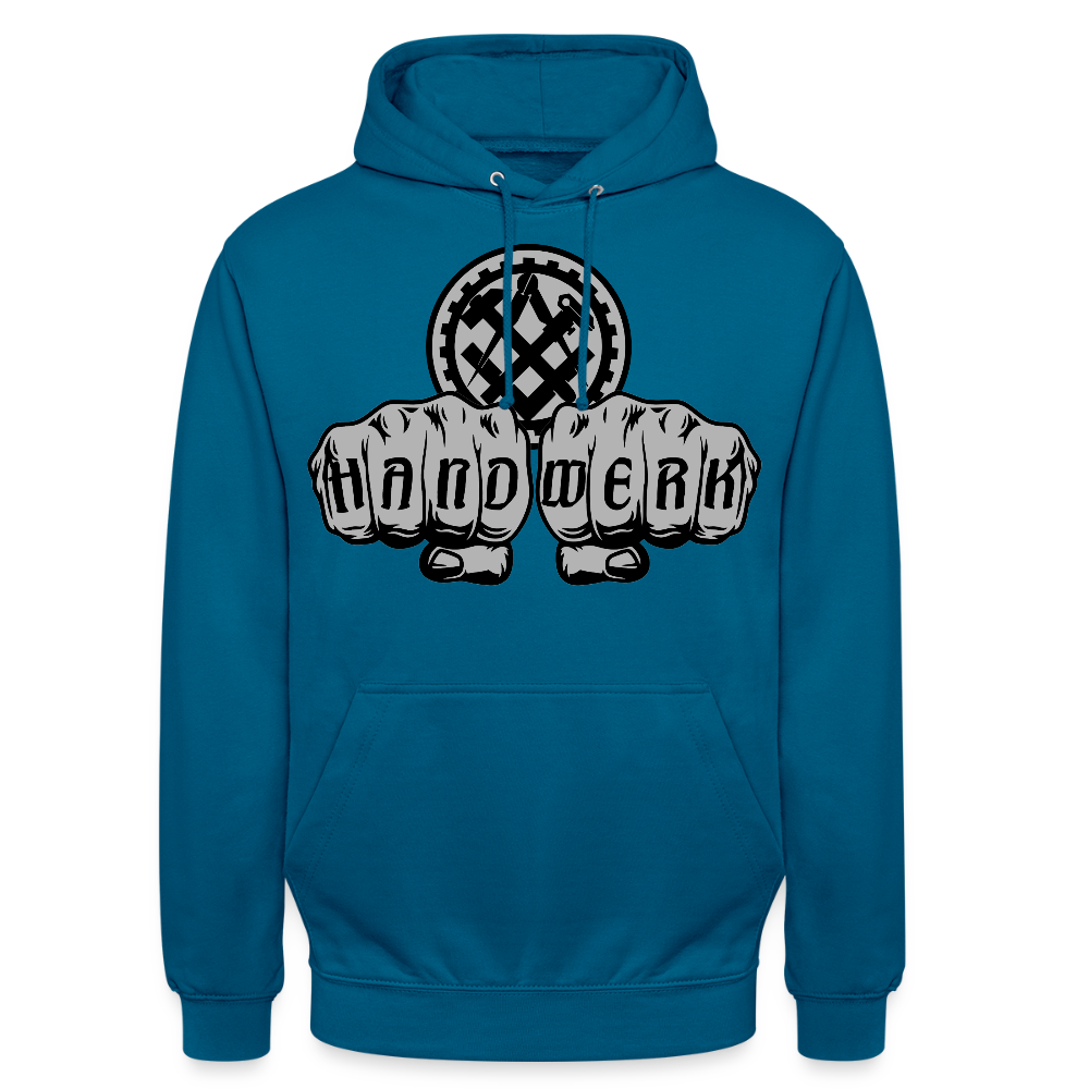 Unisex Hoodie "Mechaniker" Tiefseeblau Unisex Hoodie {{ color }}
