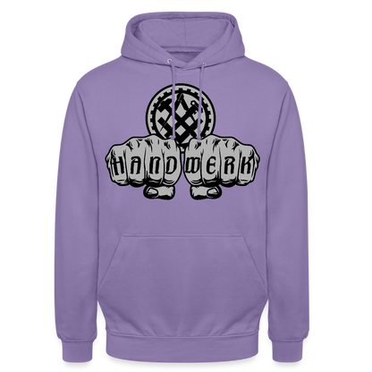 Unisex Hoodie "Mechaniker" Lavendel Unisex Hoodie {{ color }}