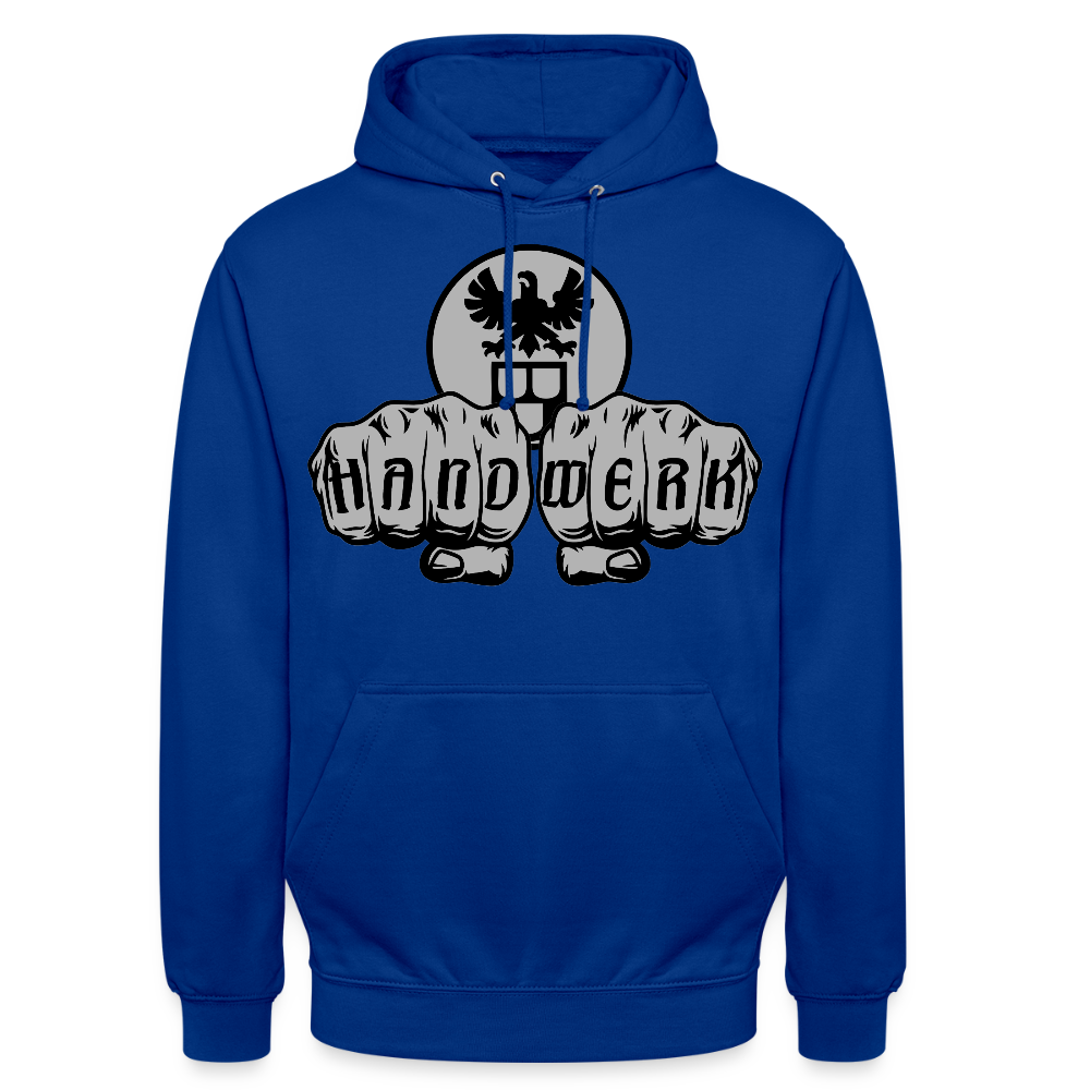 Unisex Hoodie "Maler" Royalblau Unisex Hoodie {{ color }}