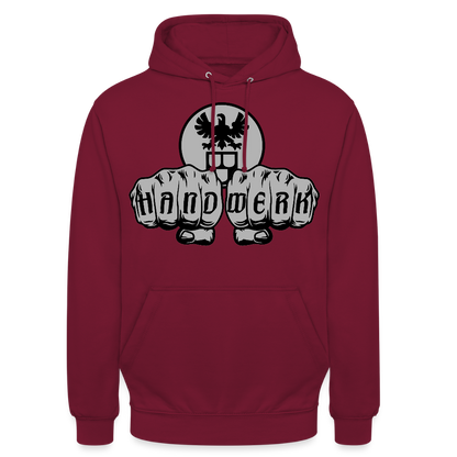 Unisex Hoodie "Maler" Bordeaux Unisex Hoodie {{ color }}