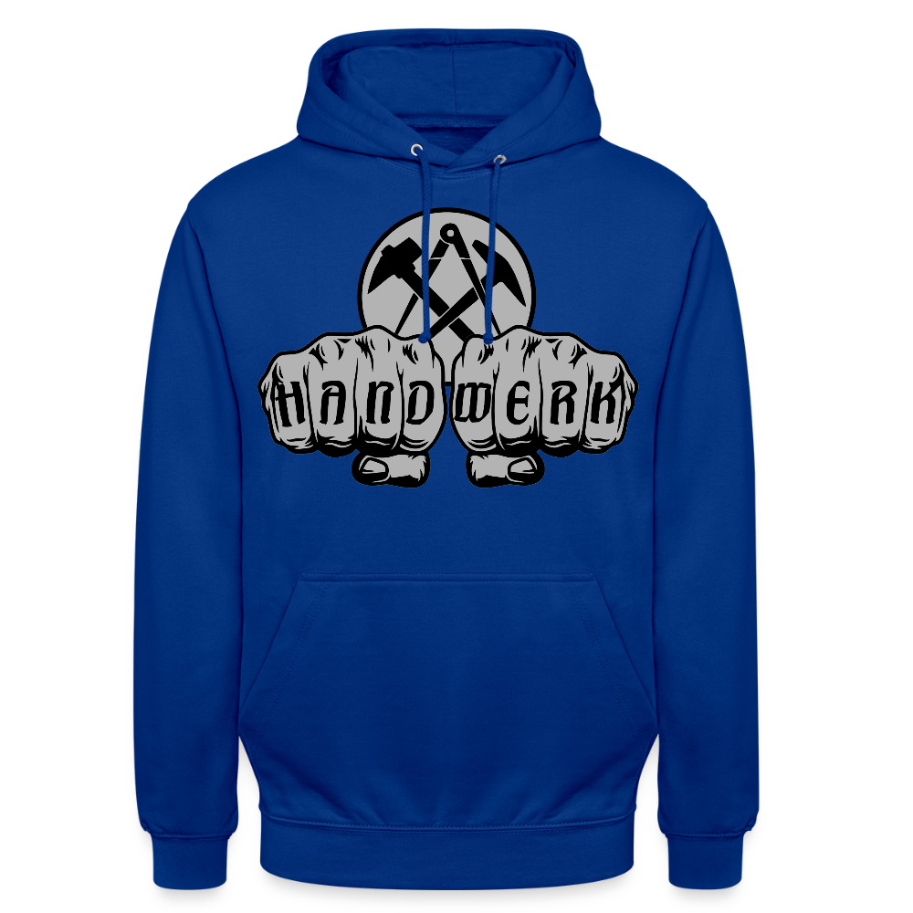 Unisex Hoodie "Dachdecker" Royalblau Unisex Hoodie {{ color }}