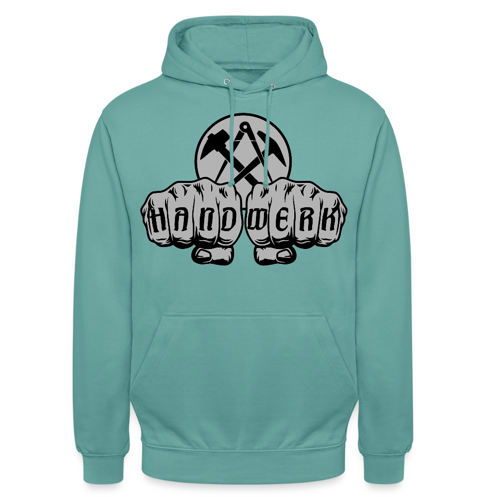 Unisex Hoodie "Dachdecker" Pastelltürkis Unisex Hoodie {{ color }}