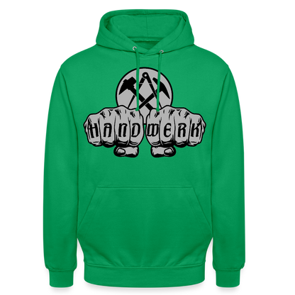 Unisex Hoodie "Dachdecker" Kelly Green Unisex Hoodie {{ color }}