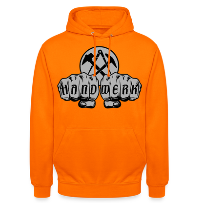 Unisex Hoodie "Dachdecker" Orange Unisex Hoodie {{ color }}