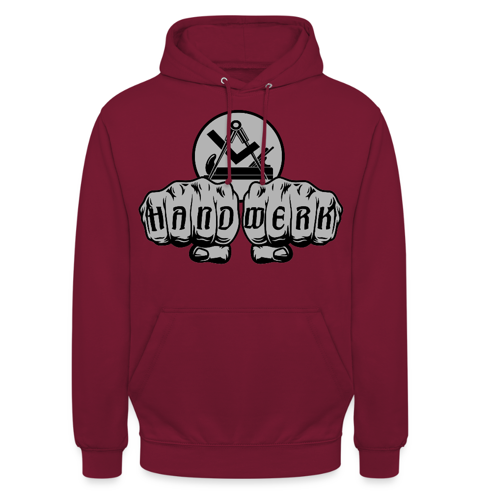 Unisex Hoodie "Schreiner/Tischler" Bordeaux Unisex Hoodie {{ color }}