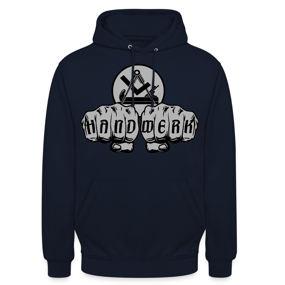 Unisex Hoodie "Schreiner/Tischler" Navy Unisex Hoodie {{ color }}