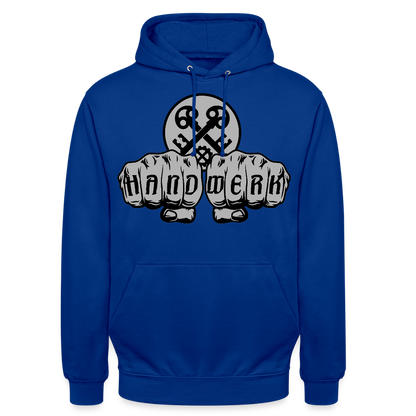 Unisex Hoodie "Schlosser" Royalblau Unisex Hoodie {{ color }}
