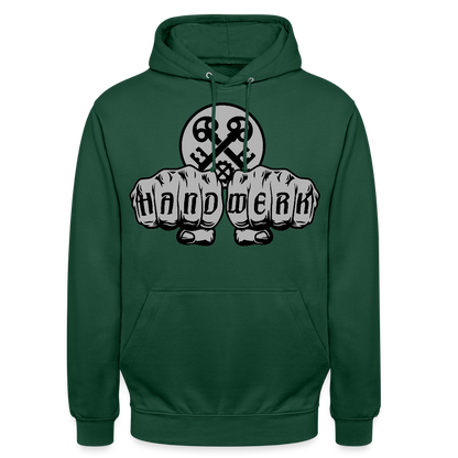 Unisex Hoodie "Schlosser" Flaschengrün Unisex Hoodie {{ color }}