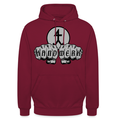 Unisex Hoodie "Steinmetz" Bordeaux Unisex Hoodie {{ color }}