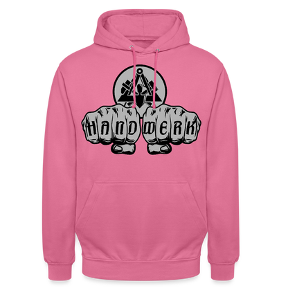 Unisex Hoodie "Maurer" Pink Unisex Hoodie {{ color }}