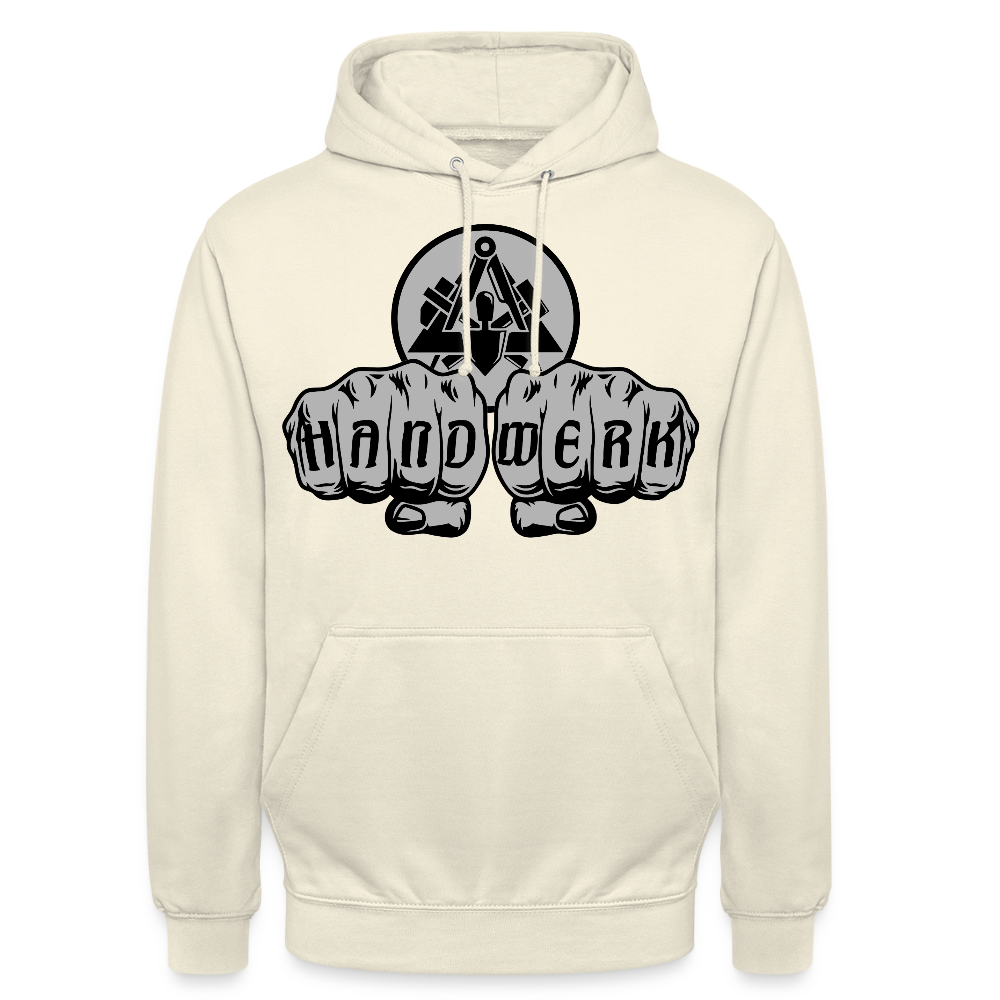 Unisex Hoodie "Maurer" Vanille-Milchshake Unisex Hoodie {{ color }}
