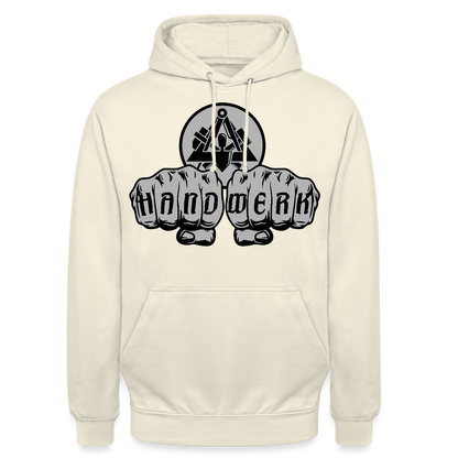 Unisex Hoodie "Maurer" Vanille-Milchshake Unisex Hoodie {{ color }}