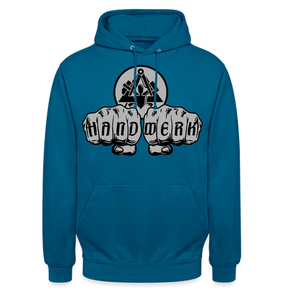 Unisex Hoodie "Maurer" Tiefseeblau Unisex Hoodie {{ color }}