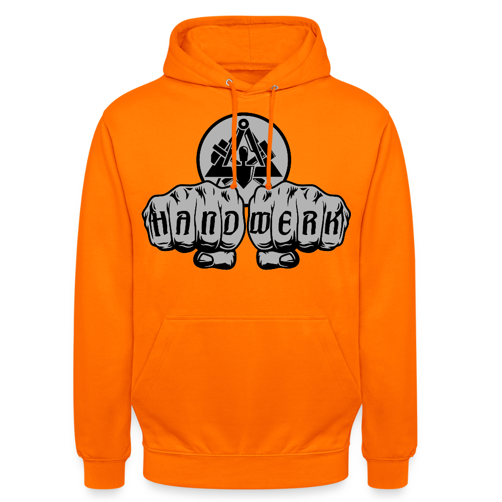 Unisex Hoodie "Maurer" Orange Unisex Hoodie {{ color }}