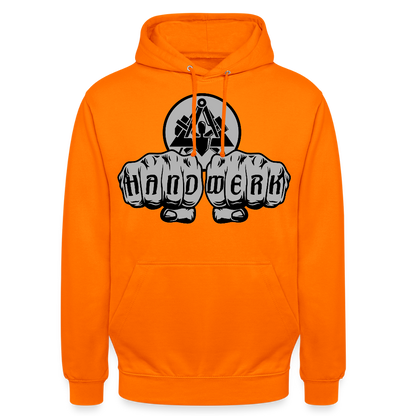 Unisex Hoodie "Maurer" Orange Unisex Hoodie {{ color }}