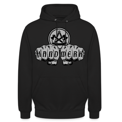 Unisex Hoodie "Zimmermann" Schwarz Unisex Hoodie {{ color }}