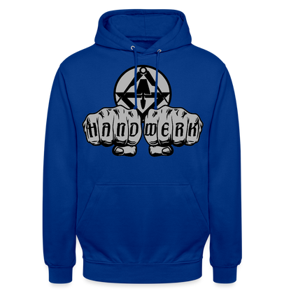 Unisex Hoodie "Stuckateur" Royalblau Unisex Hoodie {{ color }}